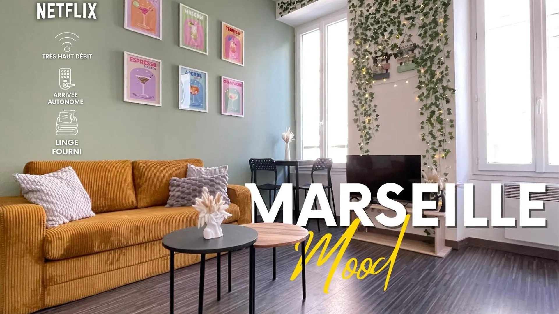 Appartement Cosy Centre Ville Marseille Wifi